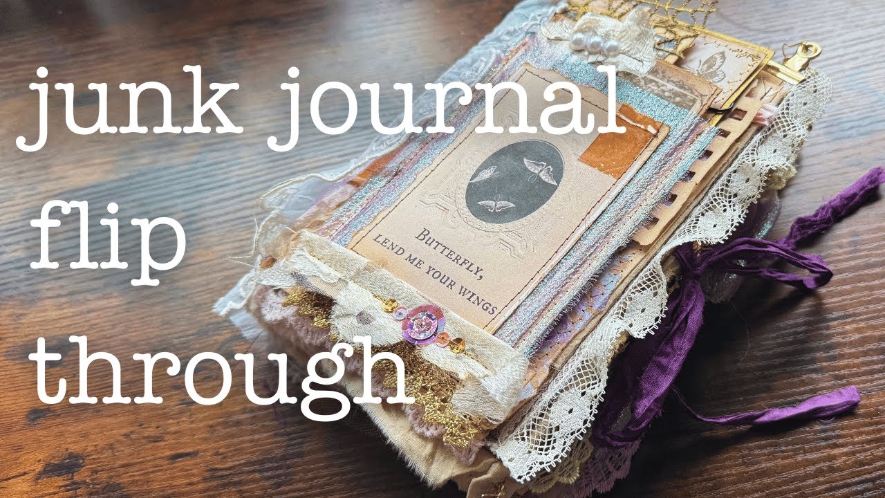 butterfly notes junk journal 🦋(SOLD)