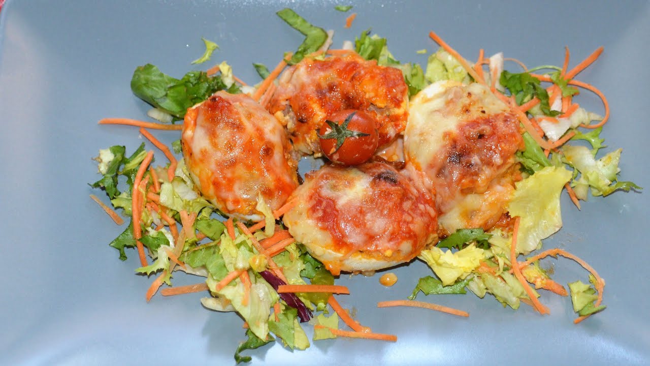 HUEVOS RELLENOS DE CARNE Y BECHAMEL