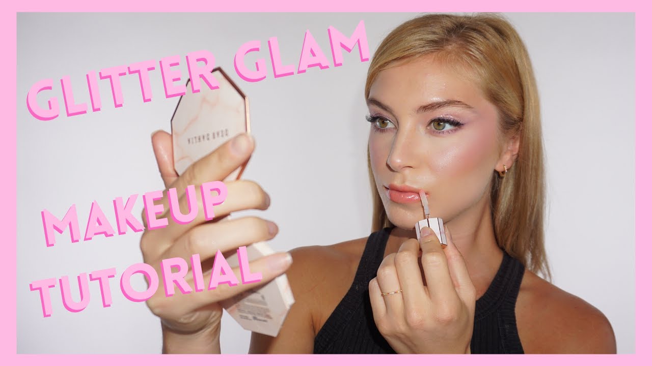 Glitter makeup with vegan products +GIVEAWAY! | Monika Blunder