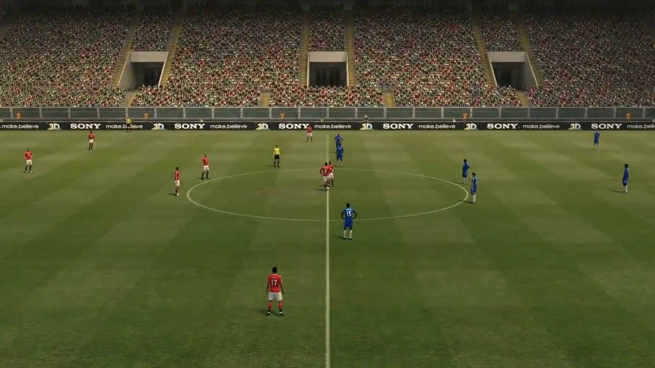 Manchester United x Chelsea - Pes 2011 PC Narração Silvio Luis