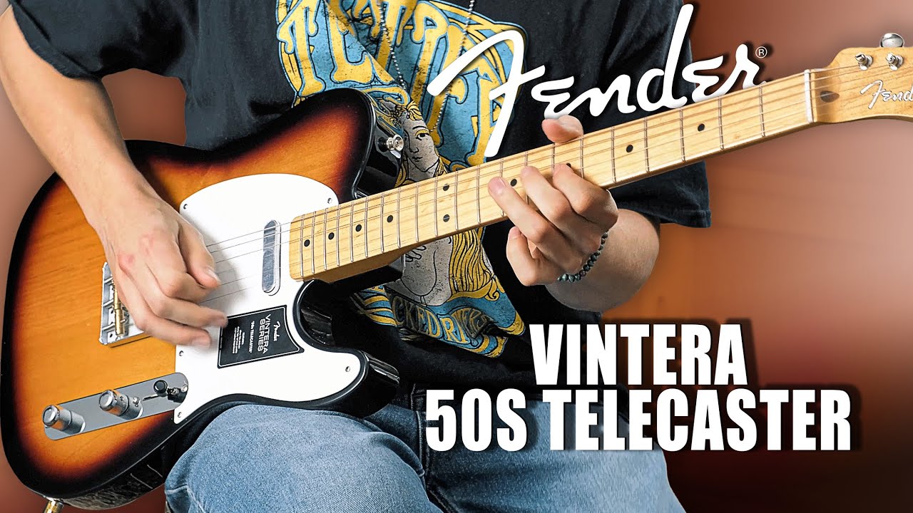 Let The Tones Do The Talking.. Fender Vintera 50s Telecaster (Maple)