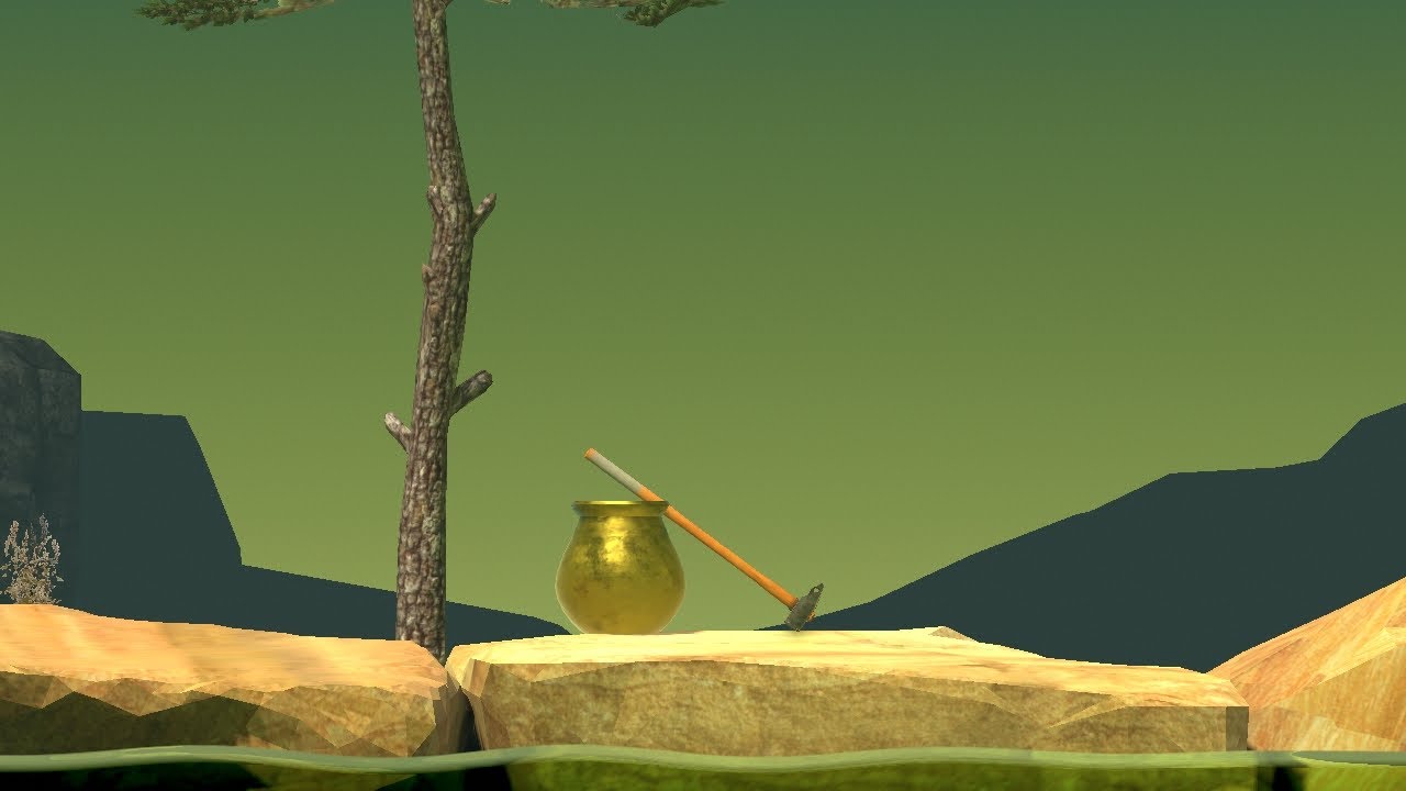 壺おじ練習　【Getting Over It with Bennett Foddy】