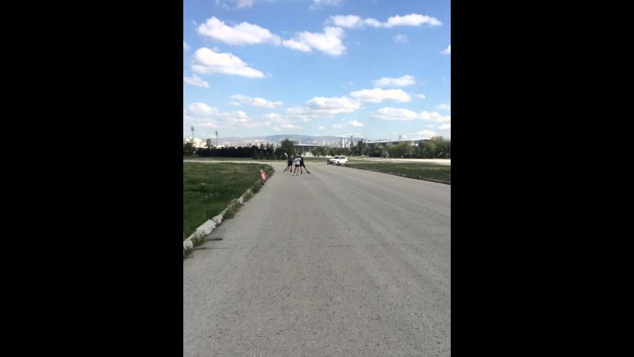 Roller Ski tekerlekli kayak teknik