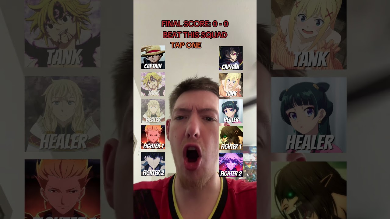 Can We Beat Team Lelouch?? #anime #manga #vs #challenge #5v5