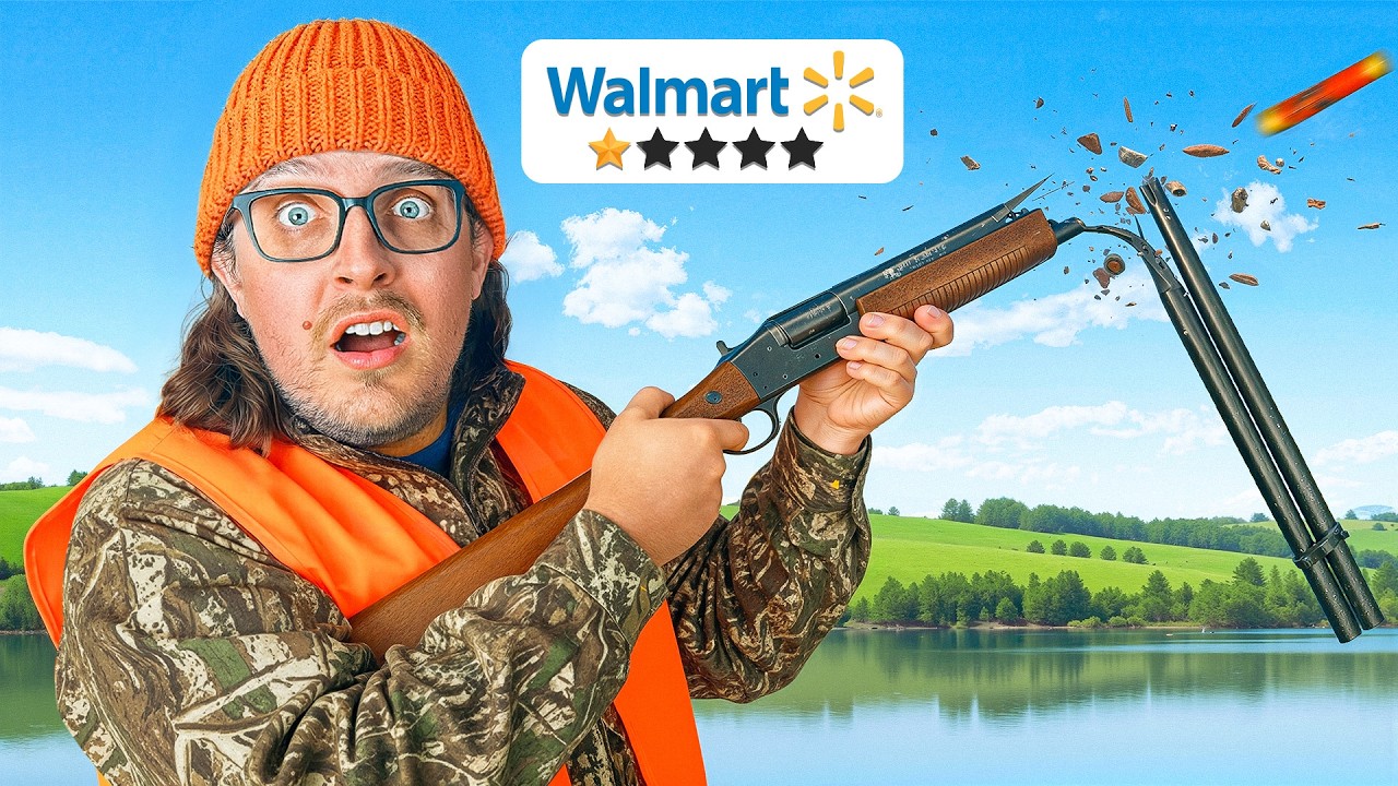 Я отправился на охоту с самым дешевым ружьем из Walmart!