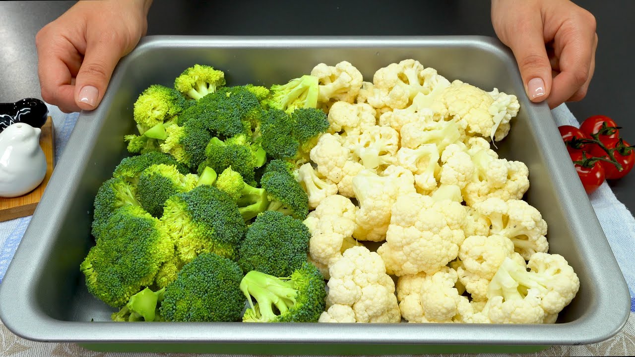 Этот рецепт брокколи и цветной капусты настолько вкусный, что я могу готовить его почти каждый день!