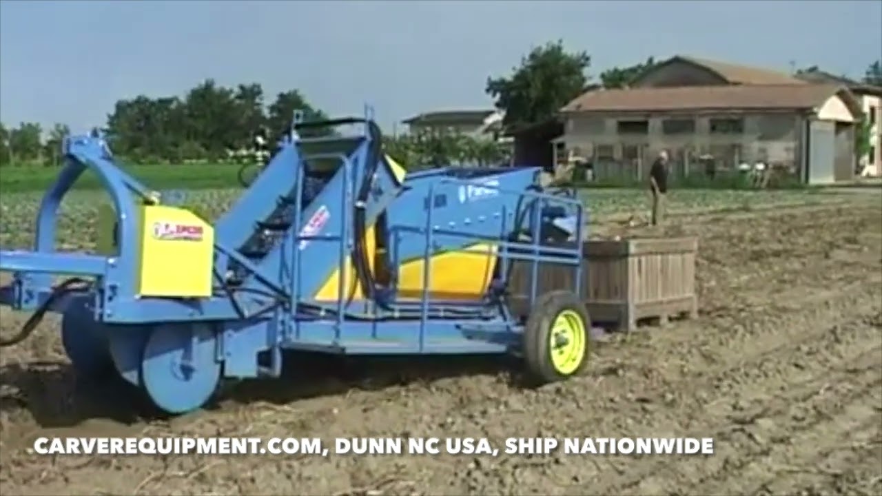 SPEDO JUNIOR POTATO HARVESTER, Carver Equipment, Dunn NC USA
