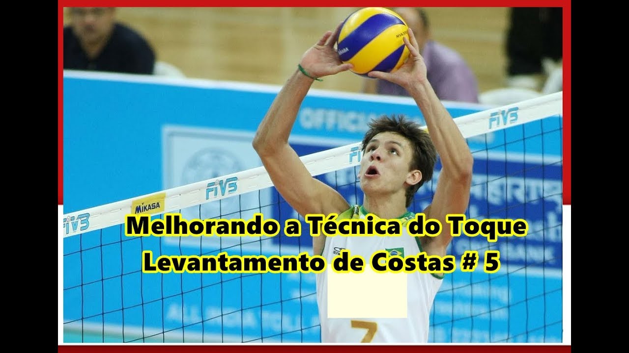 VOLEIBOL COMO MELHORAR A TÉCNICA DO TOQUE OU LEVANTADA # 5 TOQUE DE COSTAS