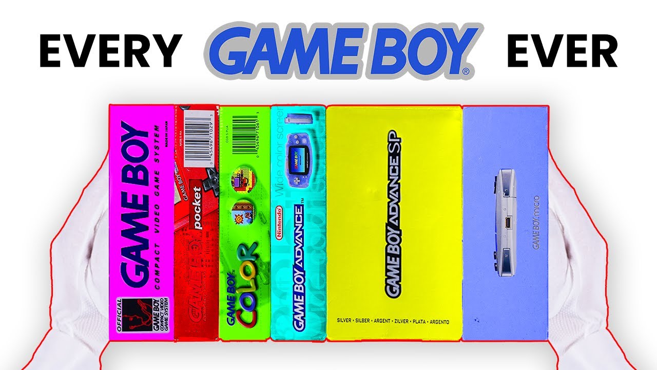 Unboxing Every Game Boy Ever (1989-2005)