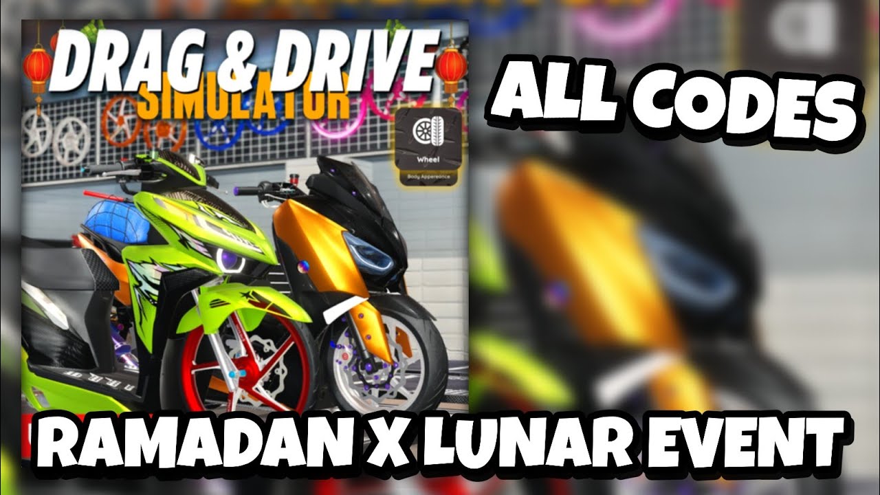 ALL RAMADAN X LUNAR NEW YEAR EVENT UPDATE CODES FOR DRAG DRIVE SIMULATOR! ROBLOX