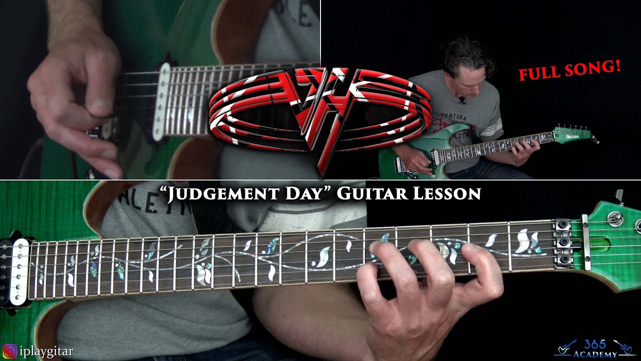 Van Halen - Judgement Day Guitar Lesson (FULL SONG)