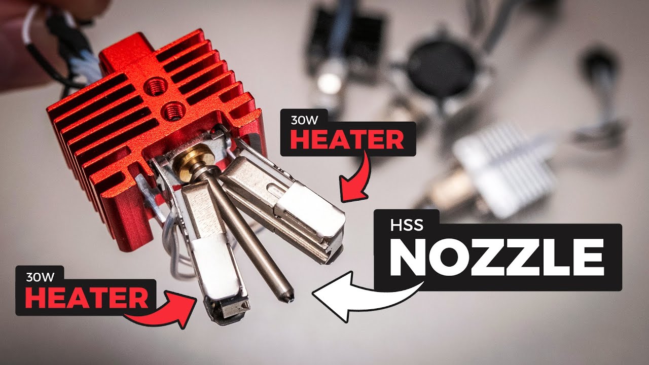 HOTEND Designs are getting CRAZY! (Starlex DHB, Mako, FlowTech CM2 CHT, Conch M6)