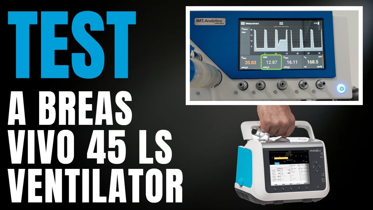 Testing a VIVO 45 LS Ventilator with a FlowAnalyser PRO