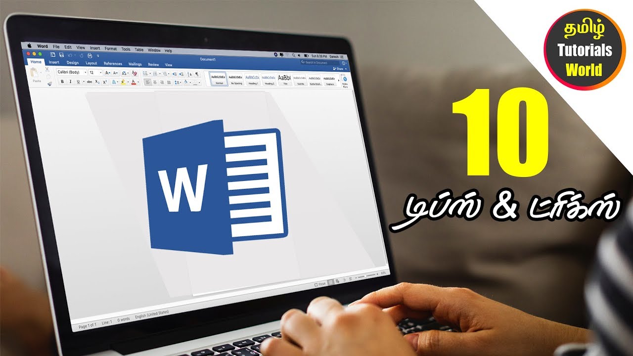 Top 10 Tips and Tricks MS Word Tamil Tutorials World_HD