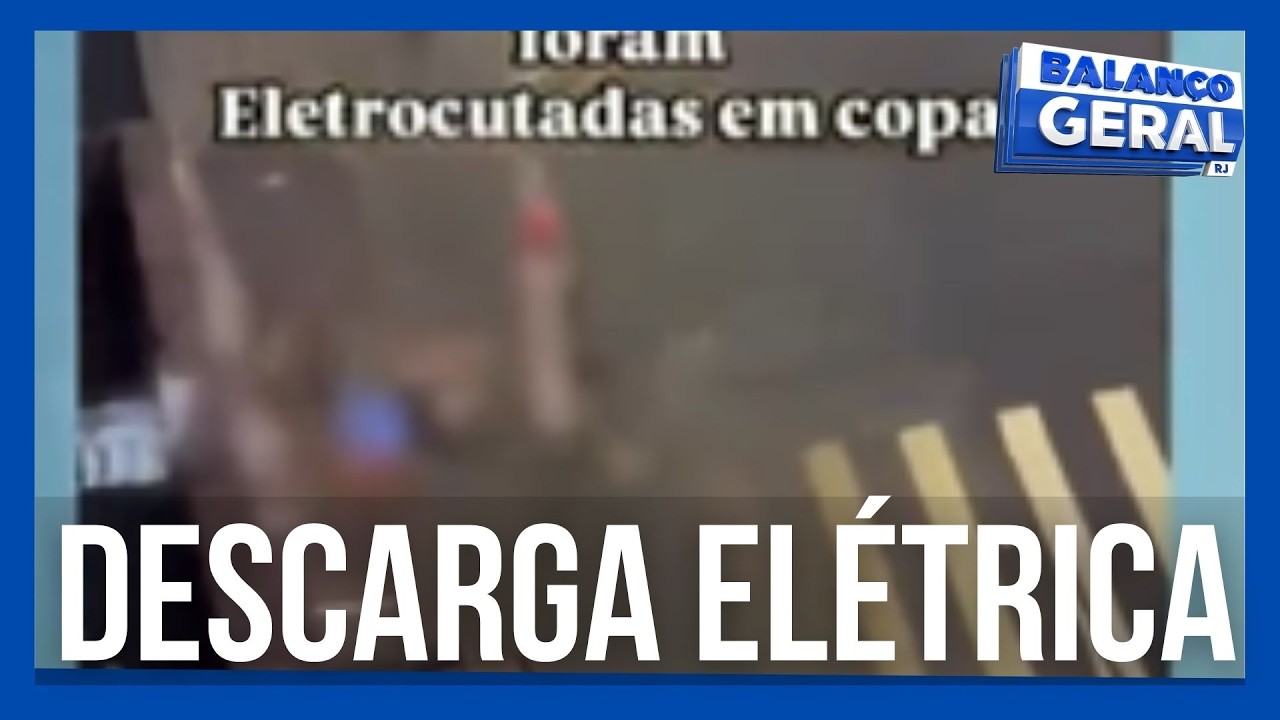 DUAS PESSOAS SOBREVIVEM A DESCARGA ELÉTRICA DE UM POSTE EM COPACABANA I TEMPORAL RIO