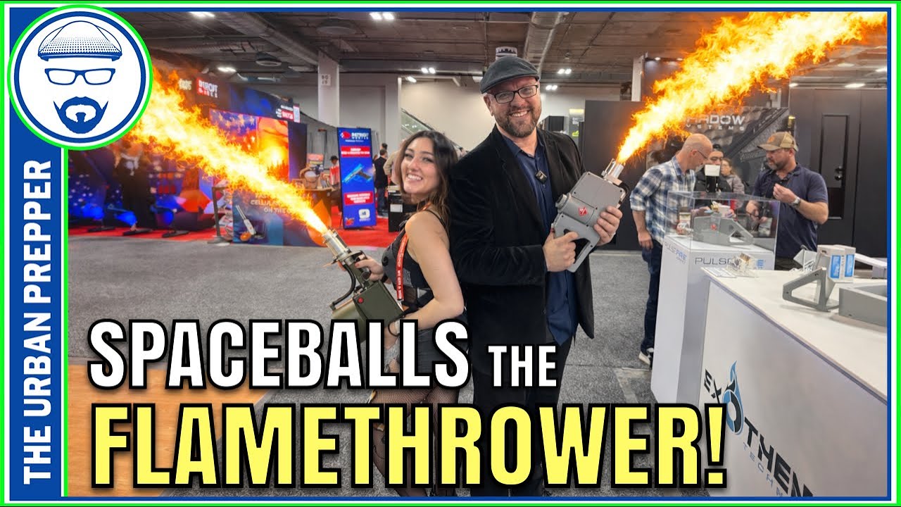 This 25-Foot Flamethrower Runs on Gasoline | Shot Show 2026