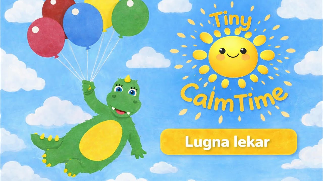 ☀️ Tiny Calm Time ☀️ Lugna Lekar med Bolibompa ☀️ Vi lär oss bokstaven B & tränar färg-memory