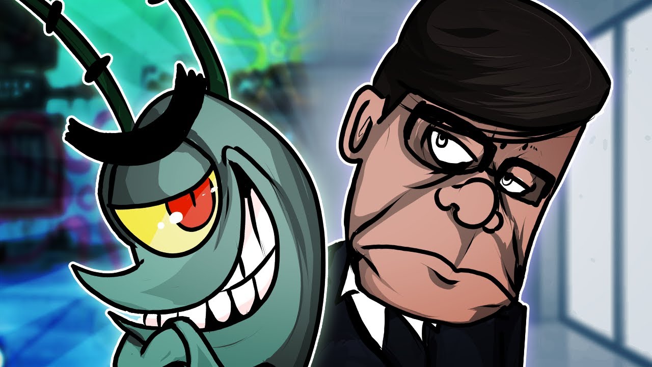 Plankton vs Gilbert Huph. PowerPoint Rap Battles (ft. Hazelmoth & RaccoonBroVA)