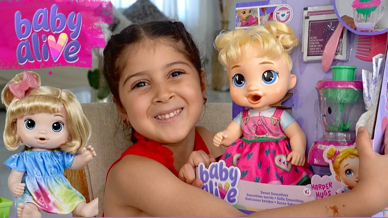 We Got a New Baby Alive Doll! Unboxing + Taking Care of Her 💕