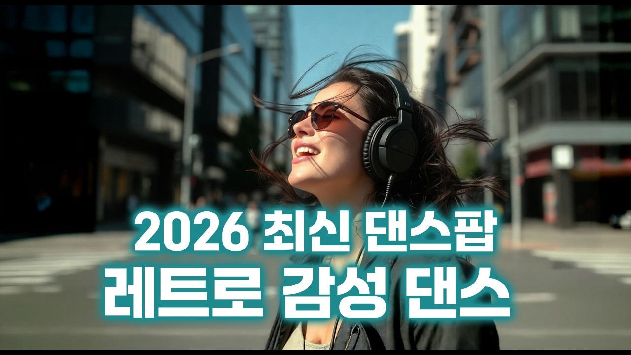최신 댄스팝🎵기분 UP / 에너지 UP 레트로 감성 뮤직🎧2026 신나는 최신팝송