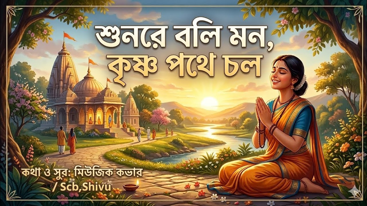 শুনরে বলি মন কৃষ্ণ পথে চল, Scb,Shivu #new #Krishna #song #Bangla #song #