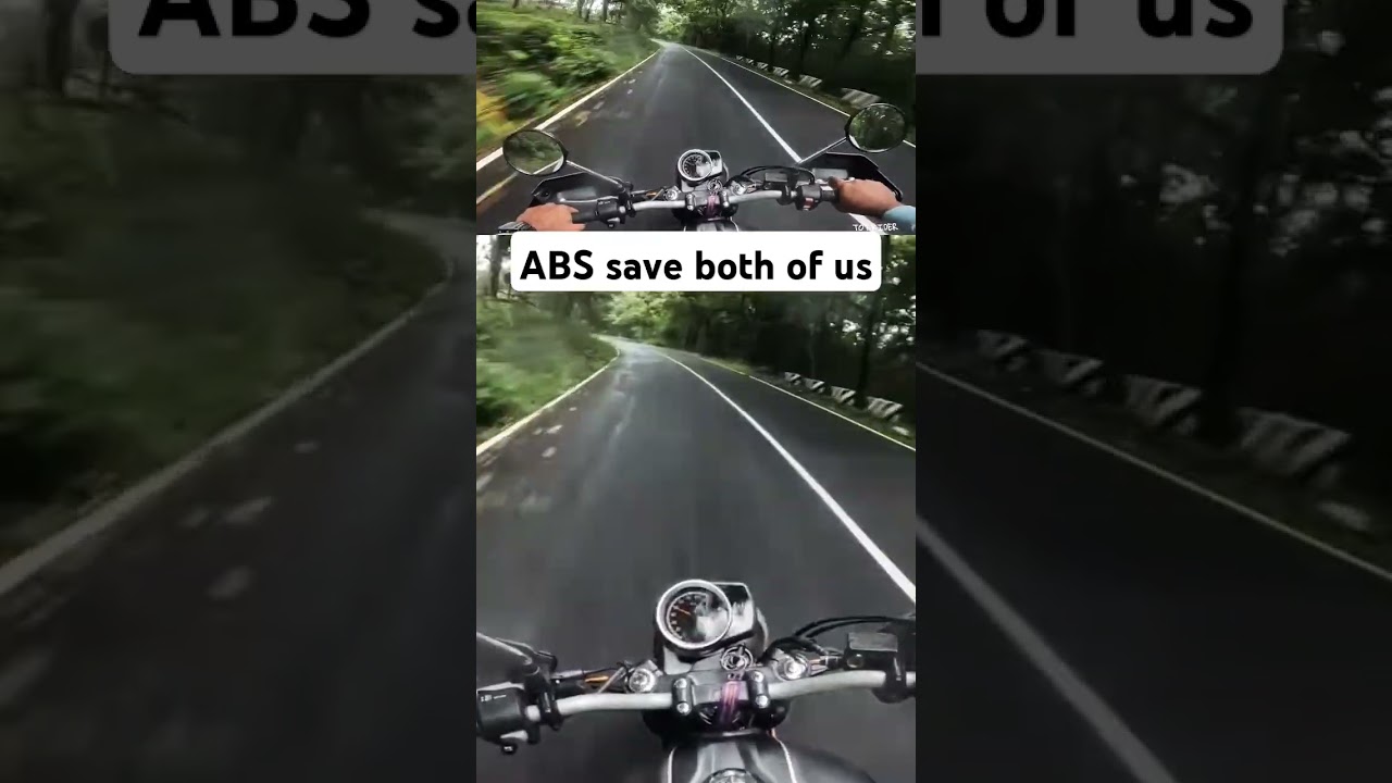 Abs saved us Honda cb350 rs #cb350rs #gopro #hondabikes #hondacb350rs #hondahnesscb350