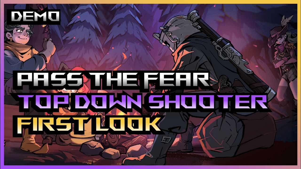 Pass The Fear Demo - Top-Down Bullet Hell Roguelite With Gun Customization | First Look Gameplay