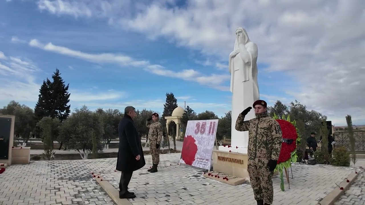 Şirvanda 20 Yanvar faciəsinin 35 ci ildönümü qeyd olunub