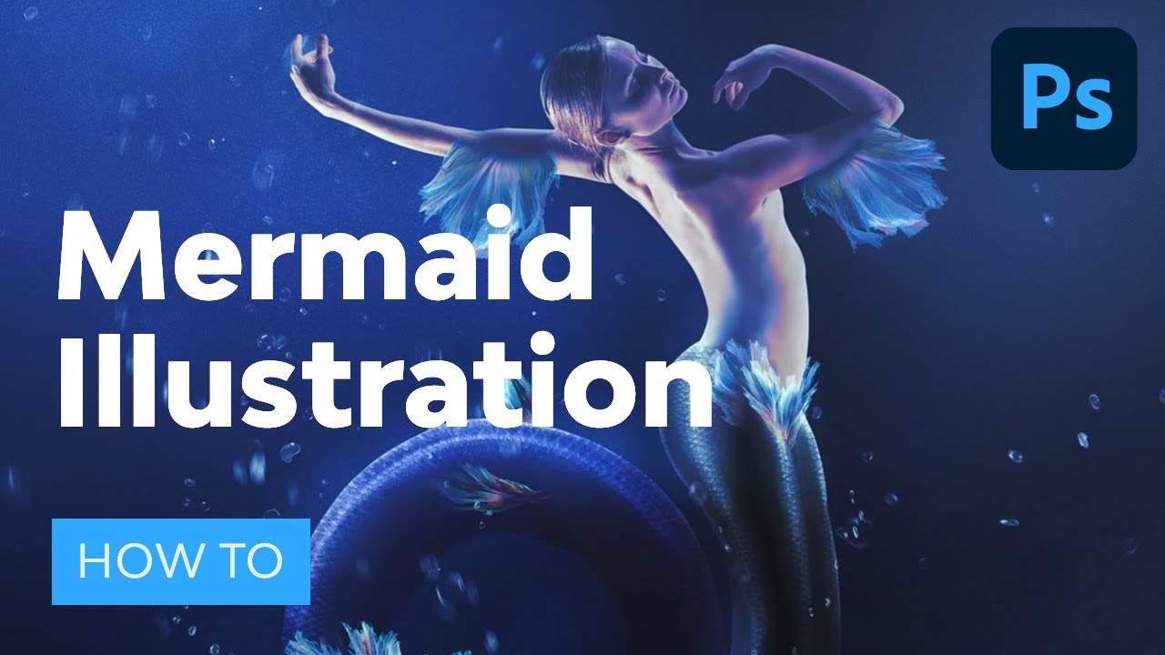 Create a Magical Mermaid Illustration in Photoshop
