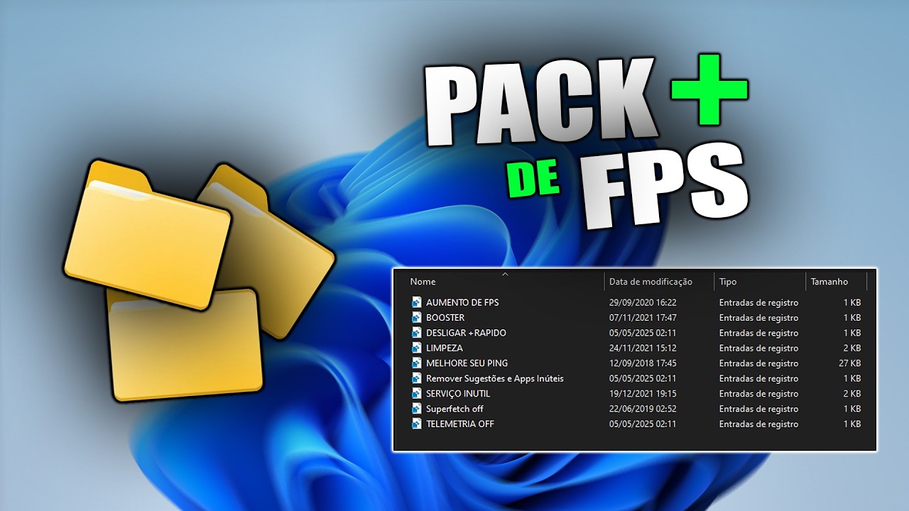ÚNICO PACK DE OTIMIZAÇÃO QUE REALMENTE FUNCIONA 🔥 | MAIS FPS
