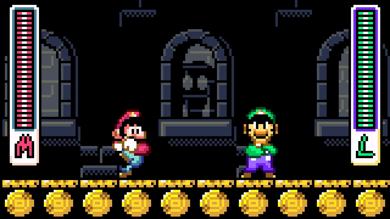 Super Mario World (SNES) - Mario vs Luigi (I HATE YOU MARIO). ᴴᴰ
