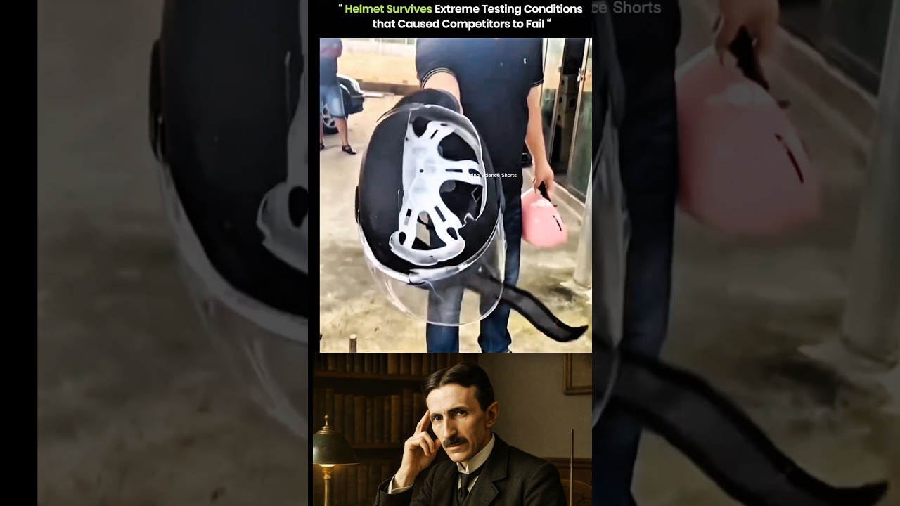 We Hit a Helmet with an Iron Rod&hellip; The Result Will Shock You! sigma physics teacher 🗿