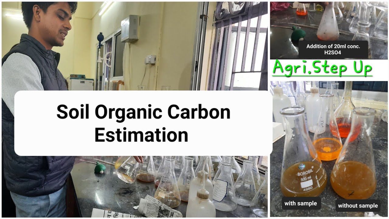 Soil Organic Carbon Estimation #Soiltesting #Soilscience
