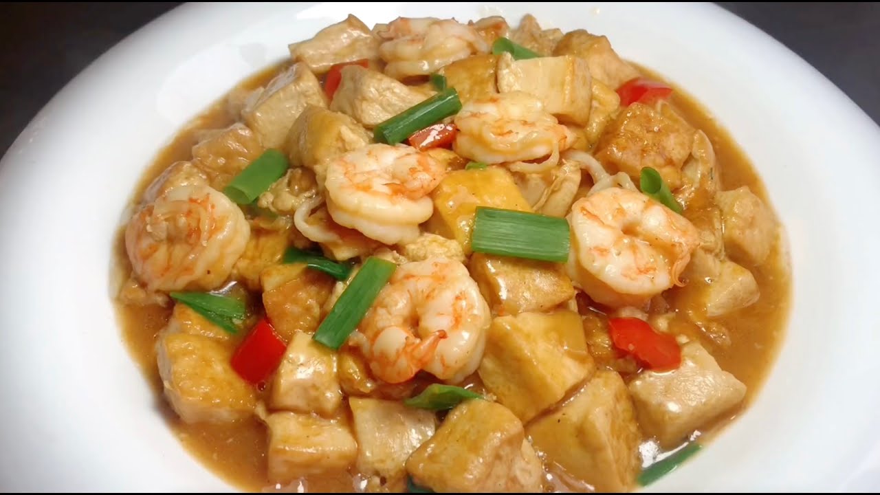 大廚教你蝦仁豆腐好吃的做法，講解詳細，鮮嫩入味老少皆宜【留意美食】#蝦仁豆腐 #蝦仁 #豆腐