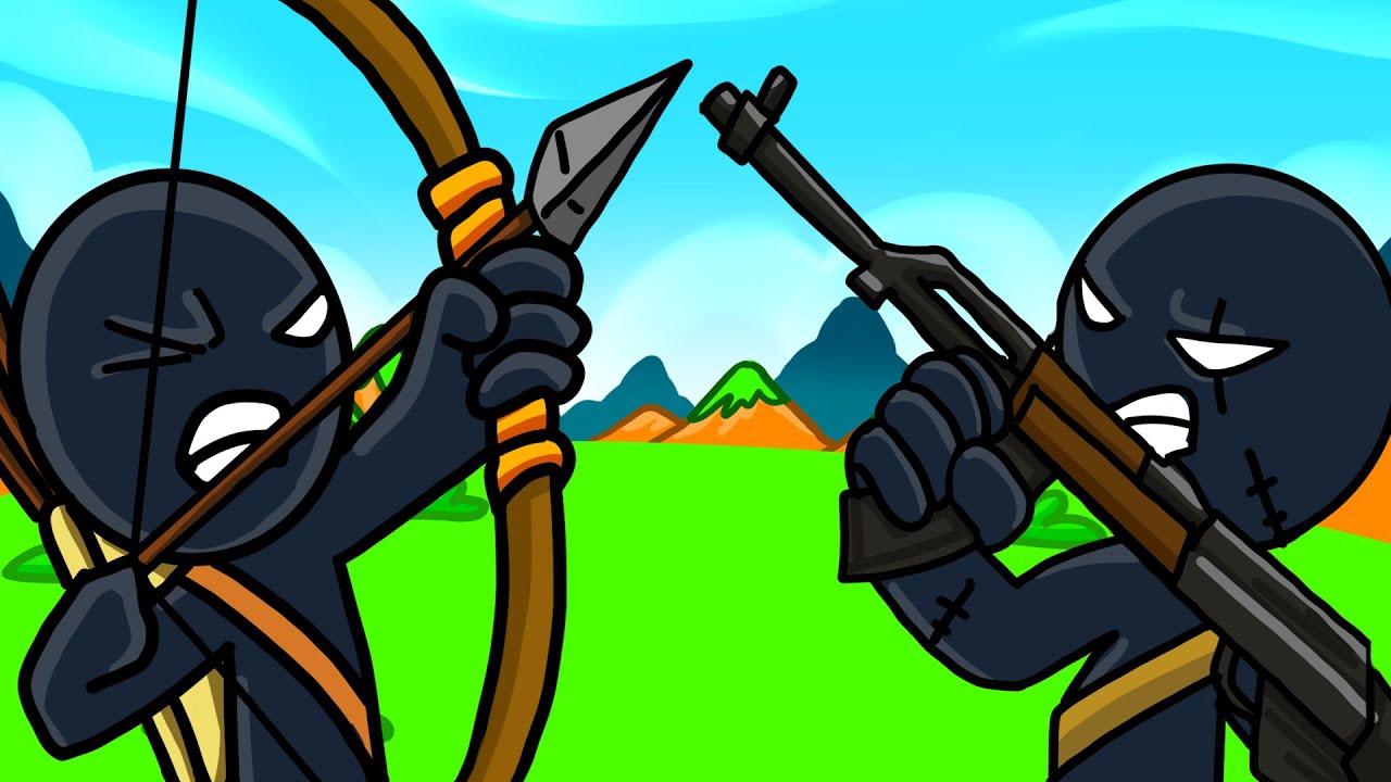 Od ŁUKÓW do KARABINÓW?! Ewolucja STICKMANA! | STICK WAR LEGACY [1]
