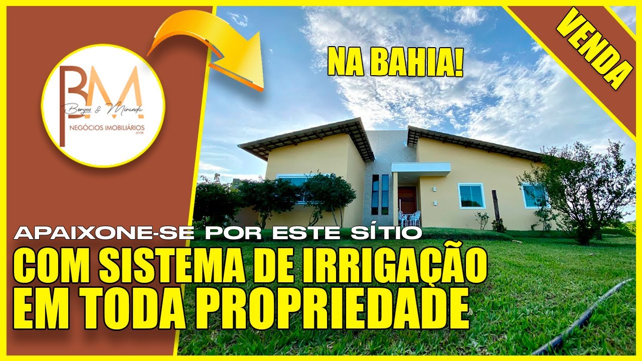 ESTE SÍTIO VAI TE SURPREENDER! SEGURANÇA 24H!!! SÃO GONÇALO DOS CAMPOS/BA