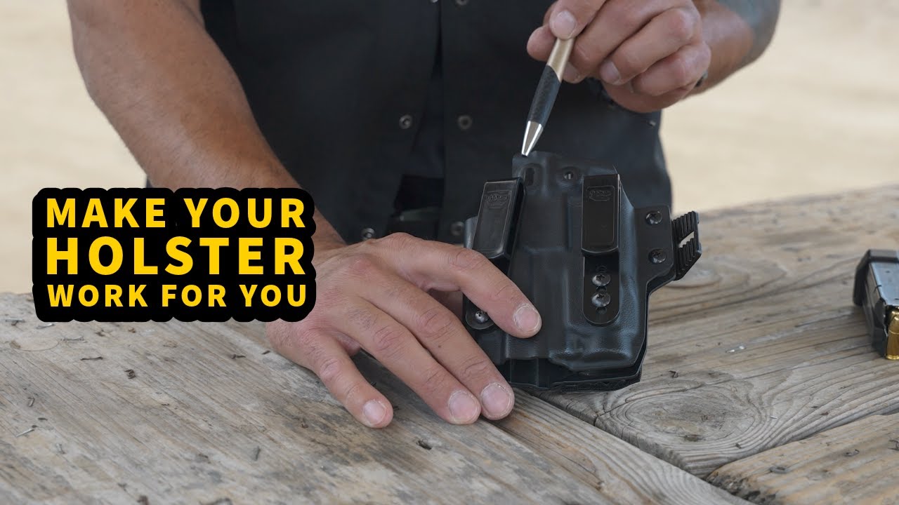 How to Properly Fit Your Holster for Comfort, Concealment & Speed