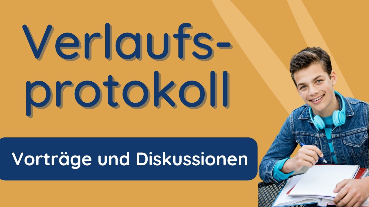 ✅  Verlaufsprotokoll schreiben - Vorlage und Beispiel