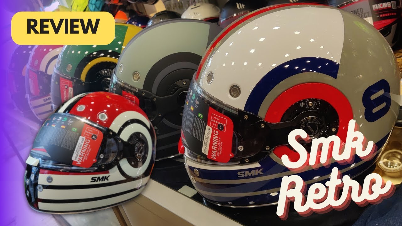 SMK Retro Helmet - REVIEW - Retro helmets under 6000 - AH Helmets