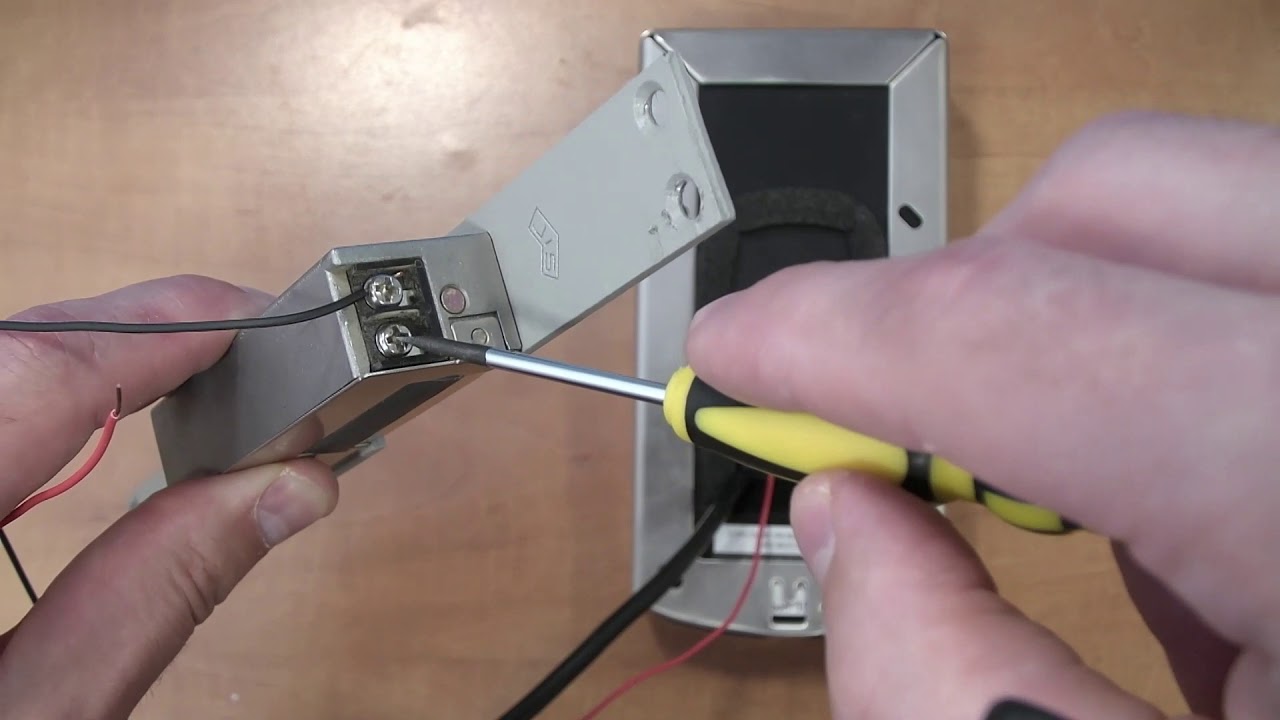 Intercom VisionNet Wiring Lock with External power supply