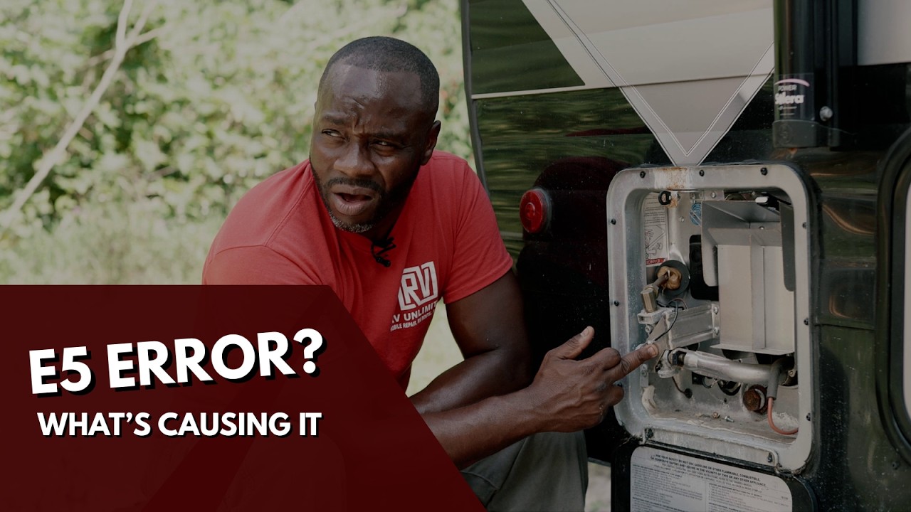 What is the E5 error code on a RV tankless water heater and how to fix?