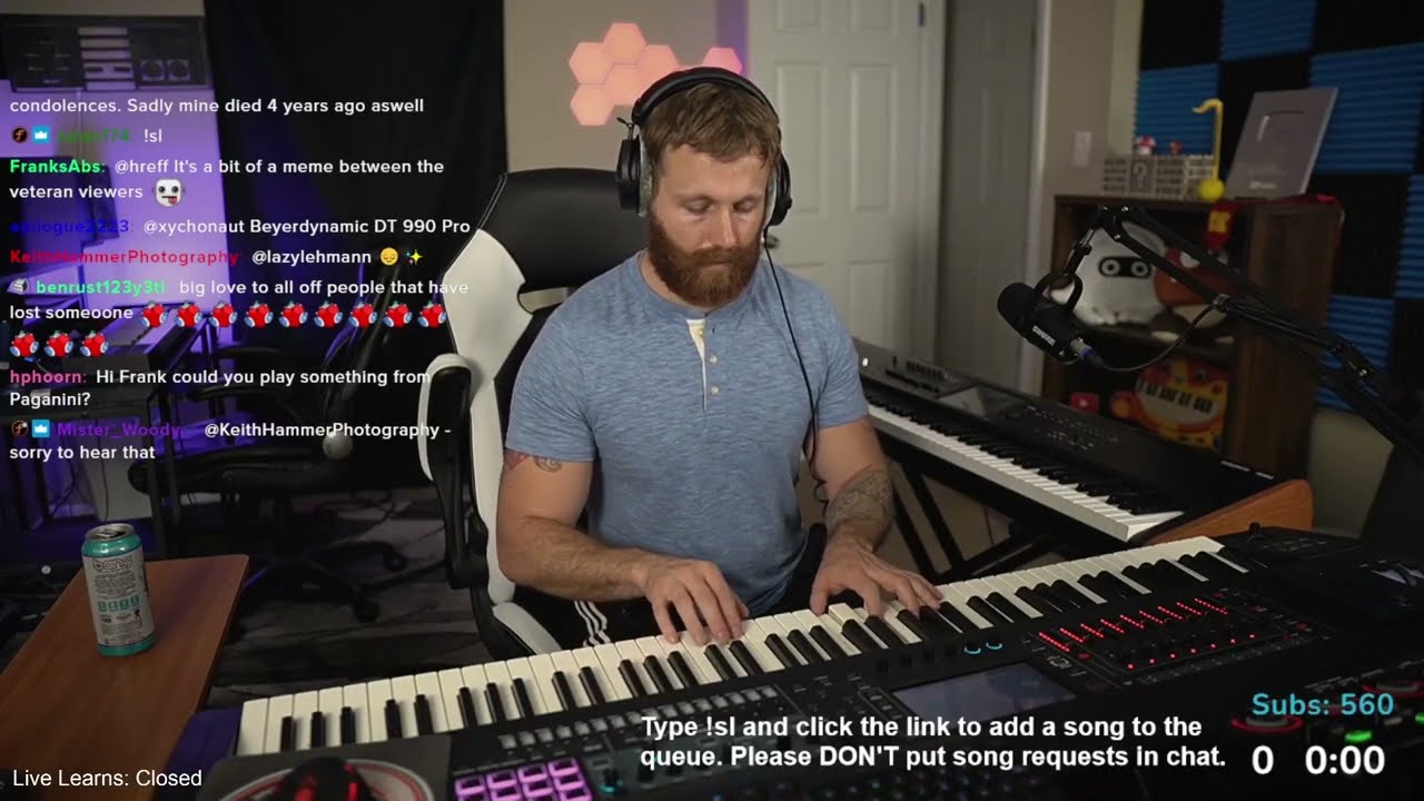 Two hours of Frank Tedesco playing the PIANO pt 1