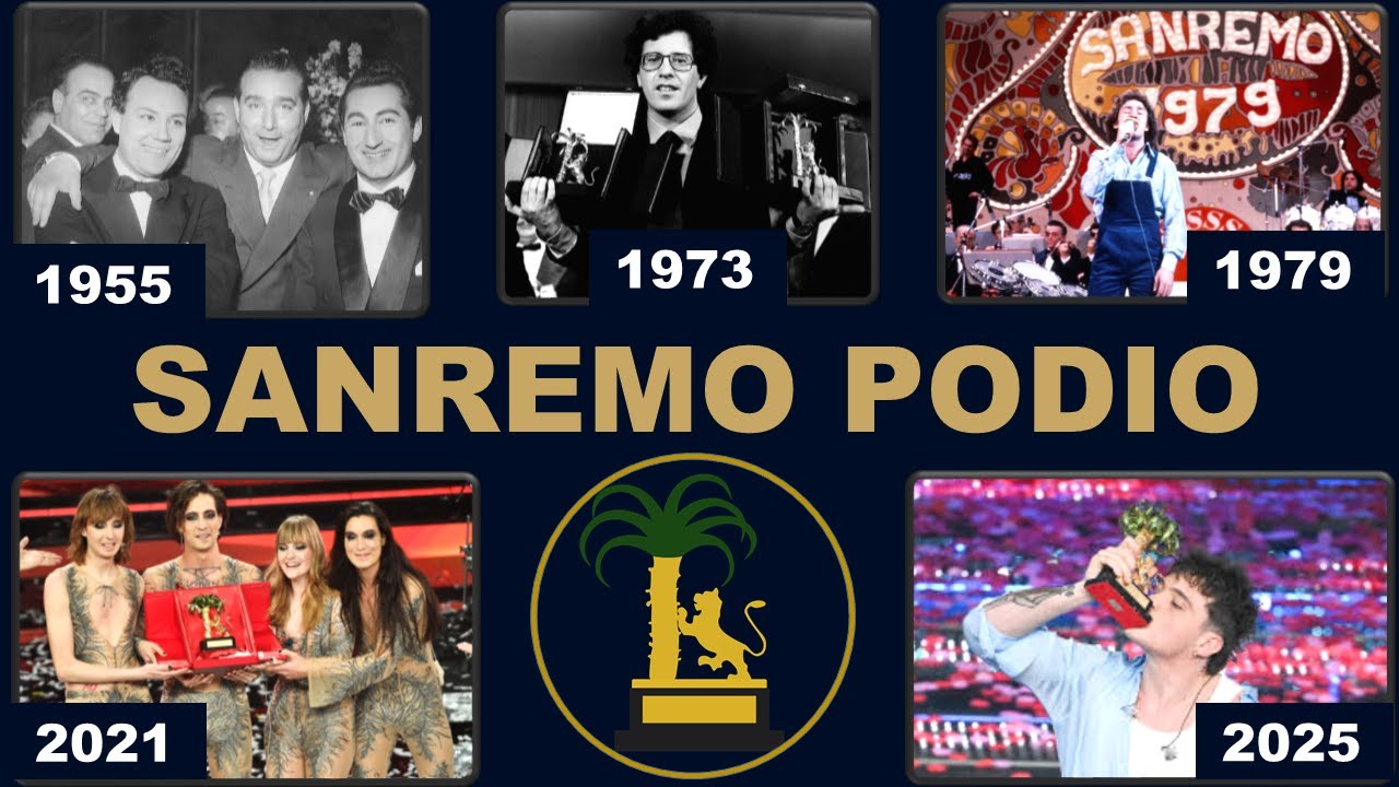 Festival di Sanremo: I Tre Migliori di Ogni Anno (1951-2025)