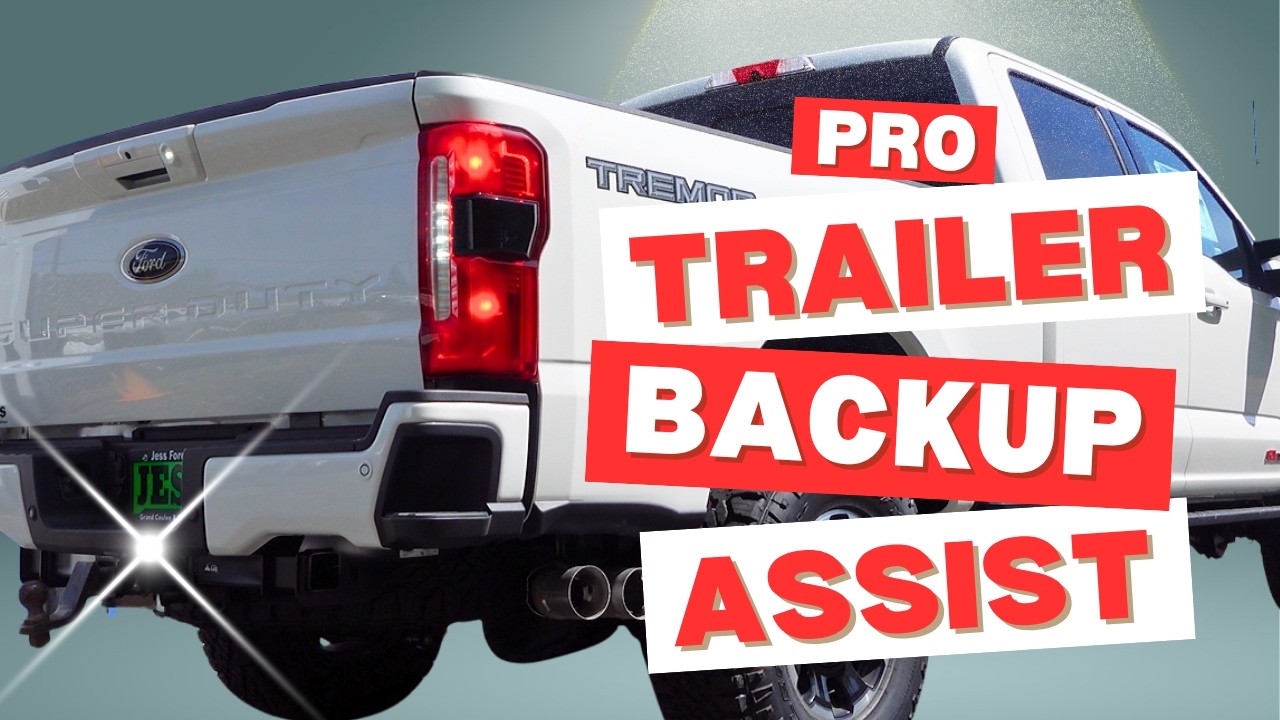 Setting Up & Using Ford's Pro Trailer Backup Assist