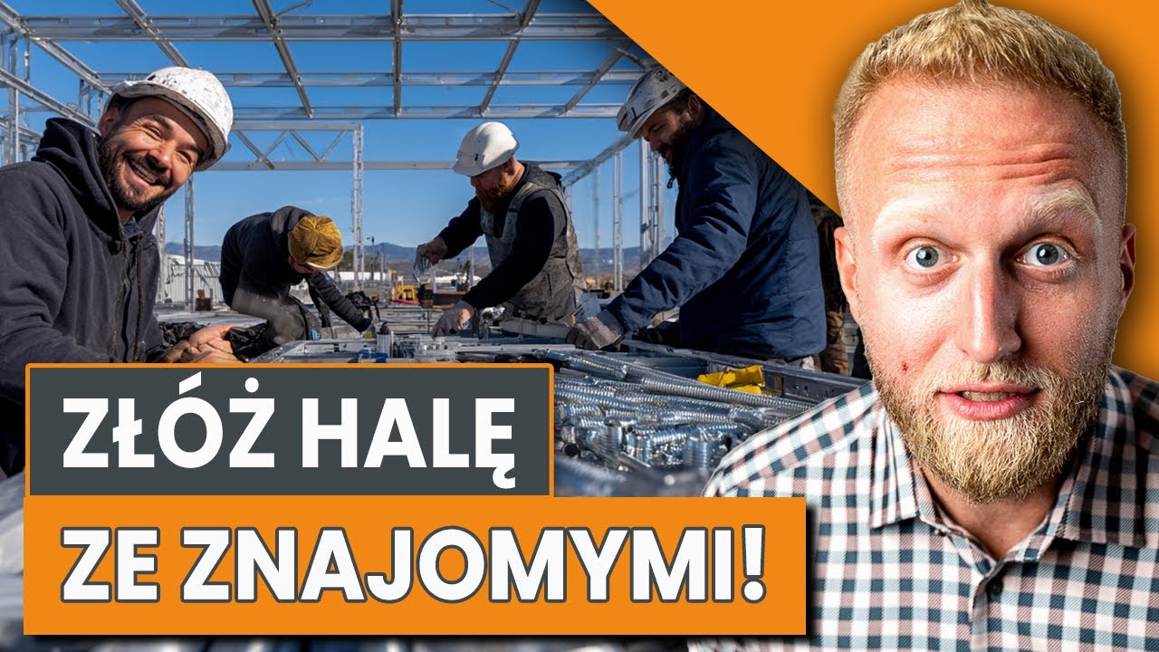 Jak postawić halę 100 m2 o 60 000 zł TANIEJ? Budowa hali modułowej krok po kroku &ndash;&nbsp;DIY! | HalMod