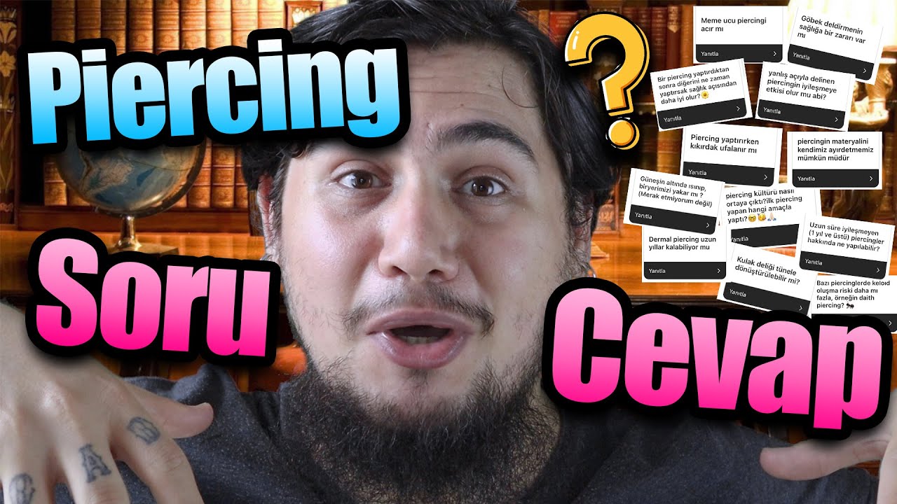 Merak Edilen Piercing Soruları 🤔| SİZDEN GELEN SORULAR📩