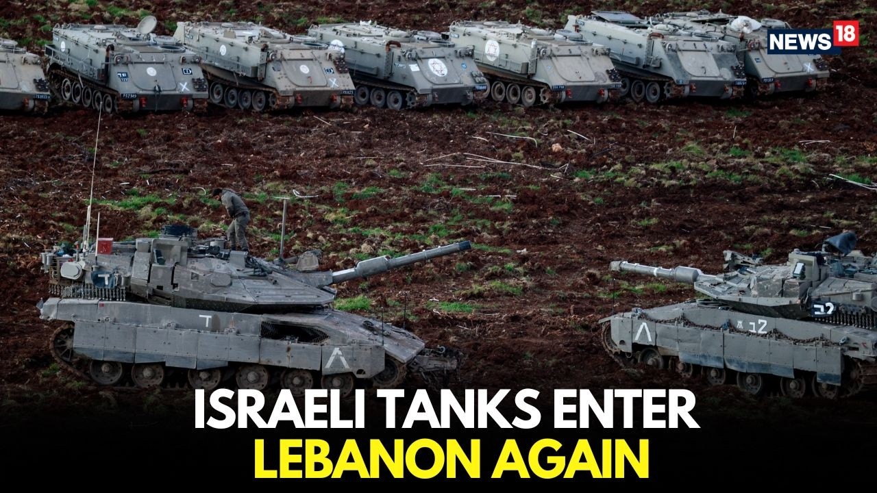 Israeli Tanks Enter Lebanon Again | Israel Expands War Beyond Gaza & Iran | Live-N18L
