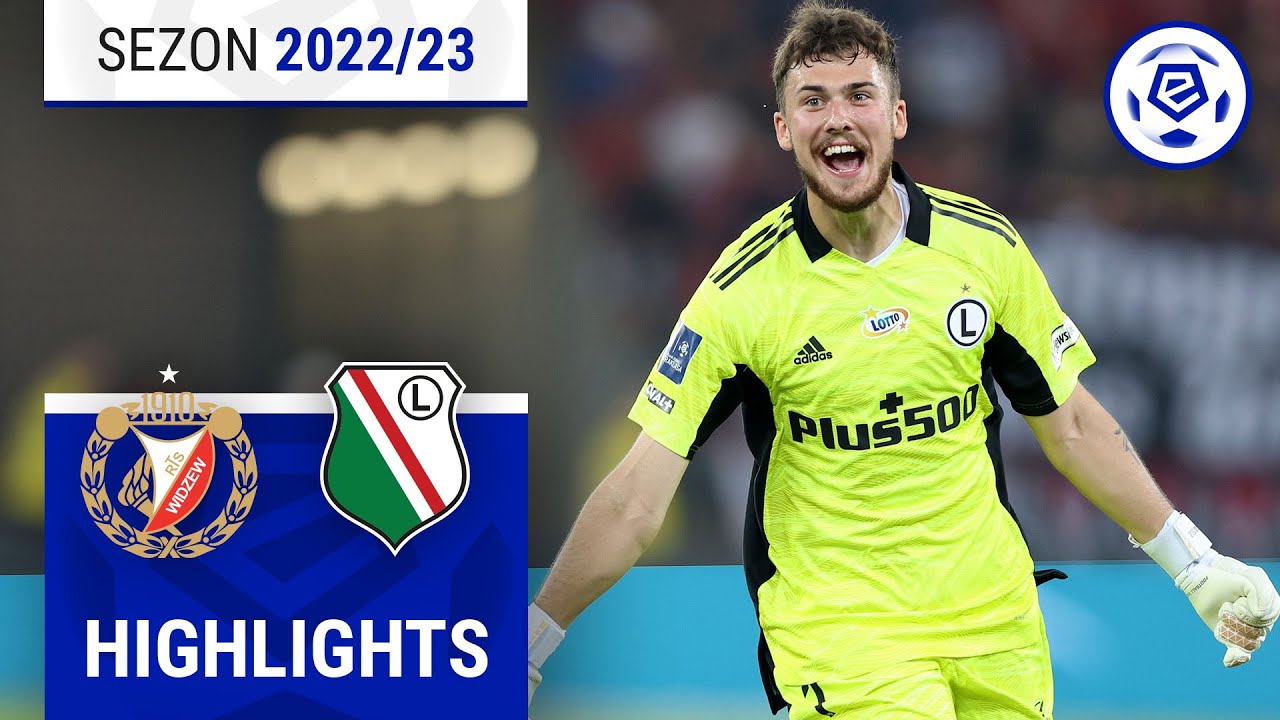 Widzew Łódź - Legia Warszawa 1:2 | SKRÓT | Ekstraklasa 2022/23 | 5. Kolejka