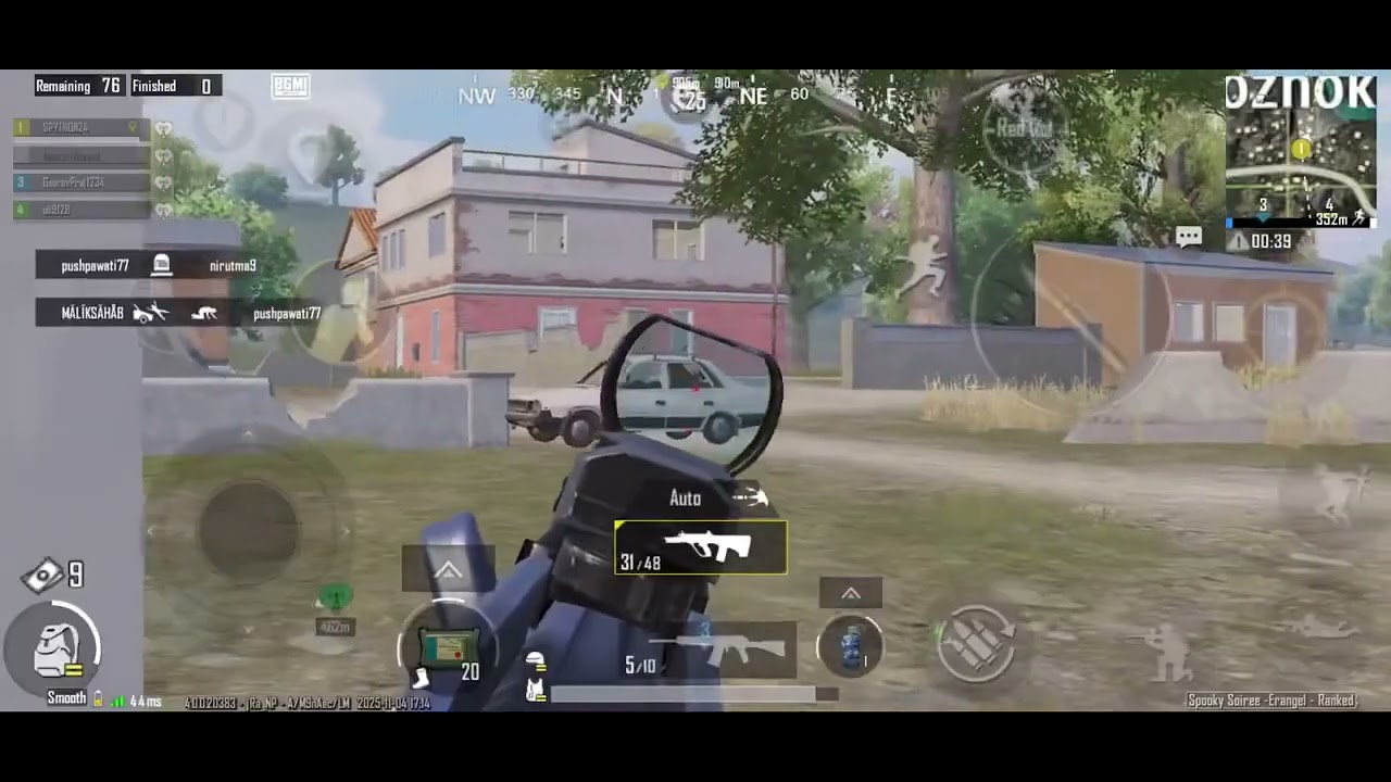 How to deal with a full squad intense clutches BGMI pubg 720P#pubg