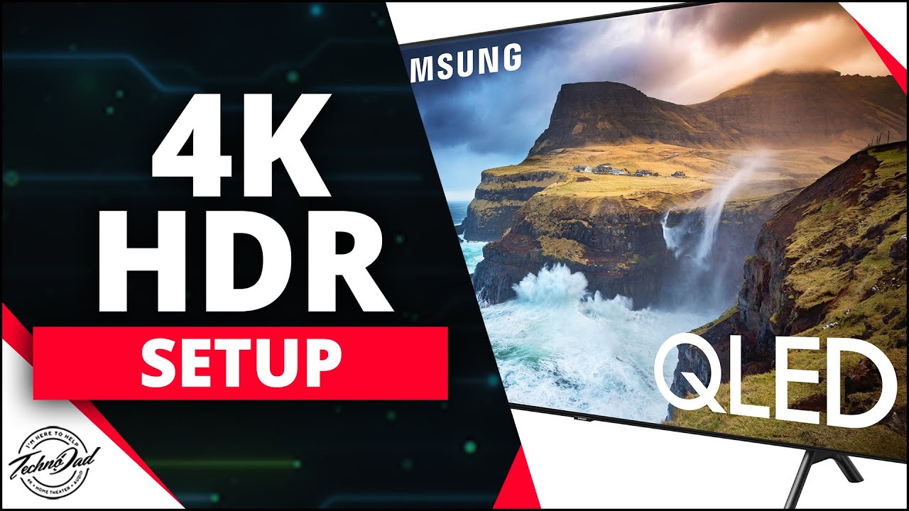 Samsung Q70R (Q80R/Q90R) 4K HDR Setup 4K Player, XBox One X, & PS4 Pro